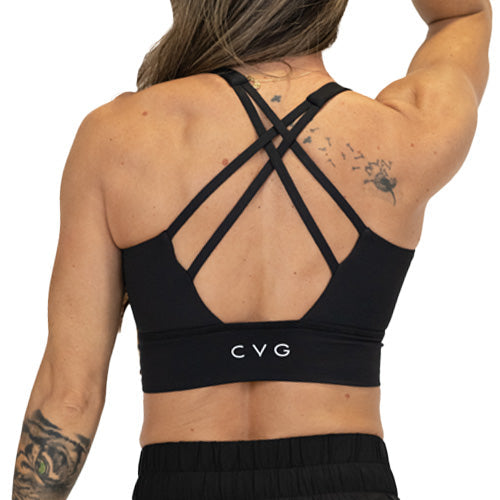Longline Bra | Black - Ruby Rebellion