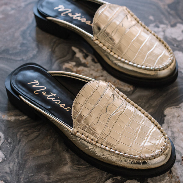 Tasha Loafer Mule - Ruby Rebellion