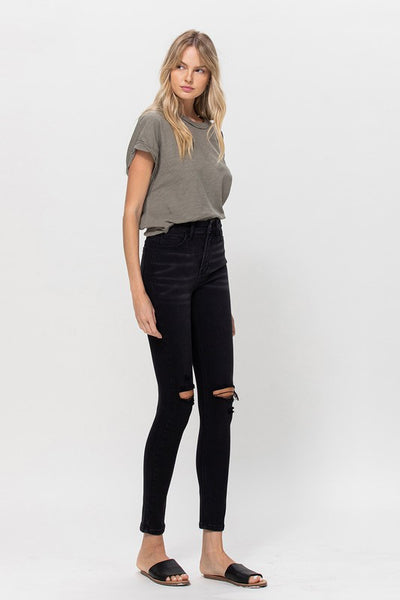 SUPER SOFT HIGH RISE SKINNY JEANS