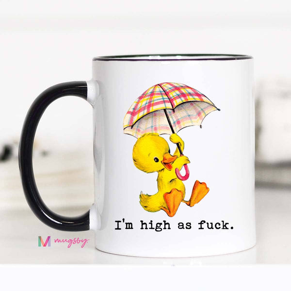 Im High as Fuck Funny 15oz Coffee Mug