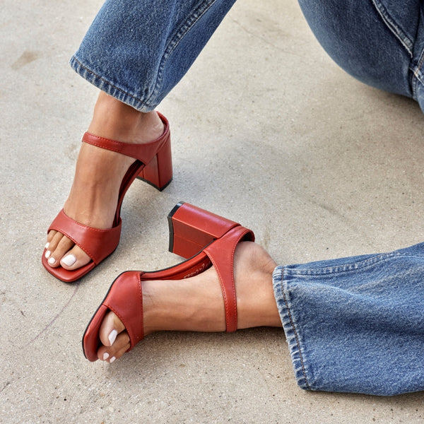 Donnie Heeled Sandal - Ruby Rebellion