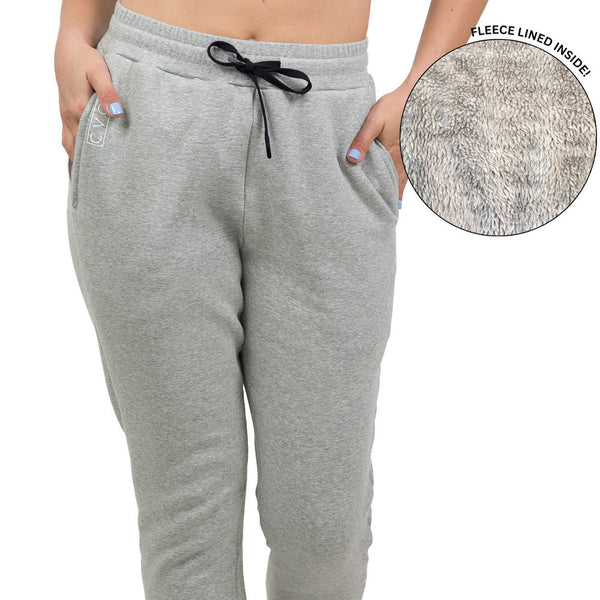 Rest Day Sweatpants | Fleece Lined | Grey - Ruby Rebellion