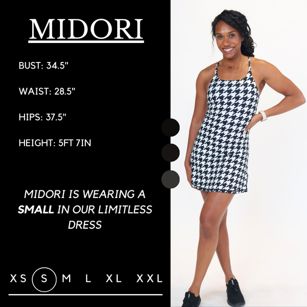 Limitless Dress | Checkmate Houndstooth