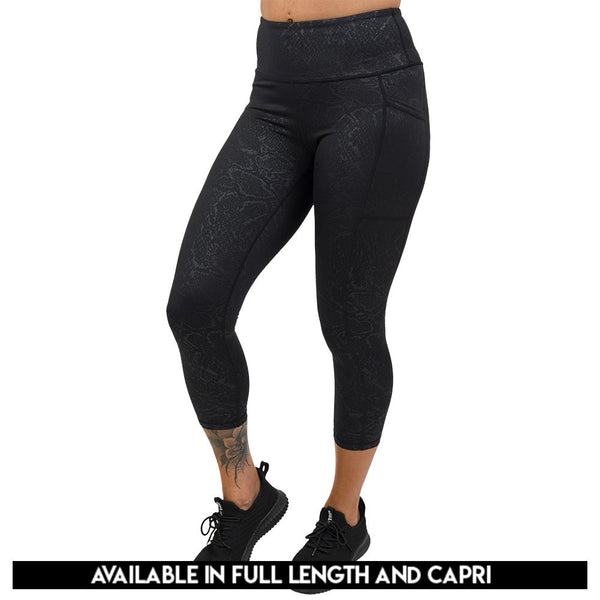 Shadow Python Leggings - Ruby Rebellion