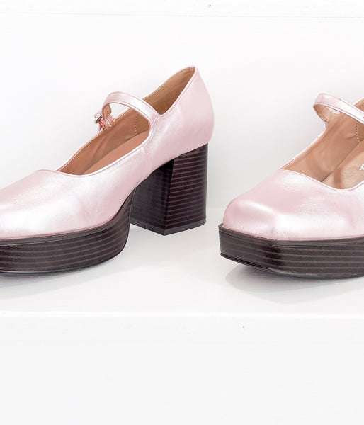 Matilda Platform Heel - Ruby Rebellion