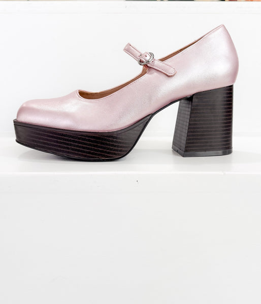 Matilda Platform Heel - Ruby Rebellion