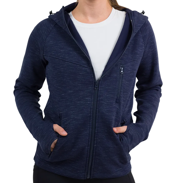 Rest Day Zip Up Sweatshirt | Navy - Ruby Rebellion