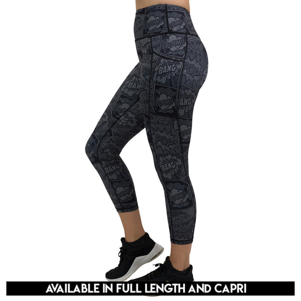 Shadow Knockout Leggings - Ruby Rebellion