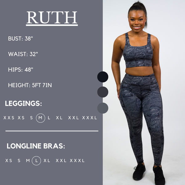 Shadow Knockout Leggings - Ruby Rebellion
