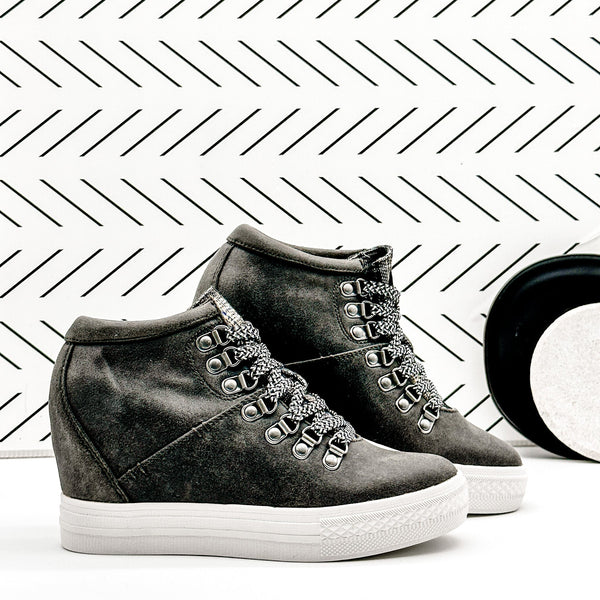 Tibi Sneaker in Grey - Rural Haze