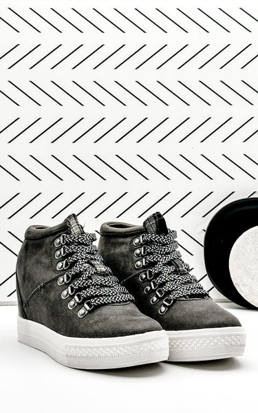 Tibi Sneaker in Grey - Rural Haze