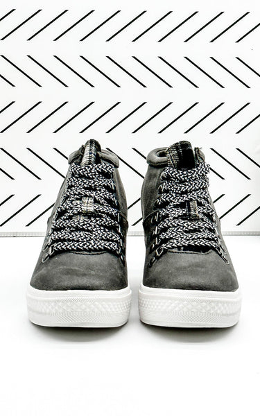 Tibi Sneaker in Grey - Rural Haze