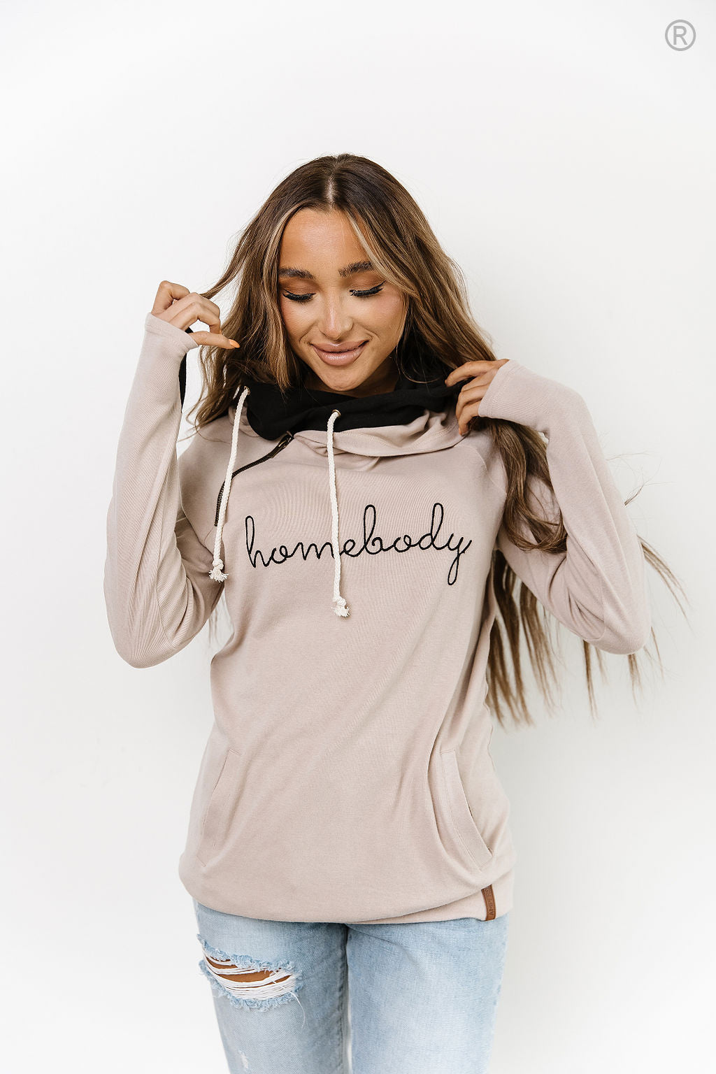 Ampersand Ave Homebody Doublehood Hoodie