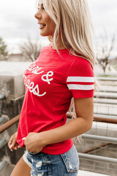 Ampersand Ave Lulu Tee - Stars & Stripes