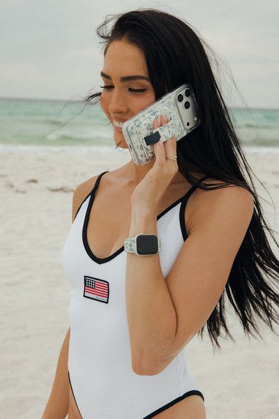 Coastal Garden Watch Band