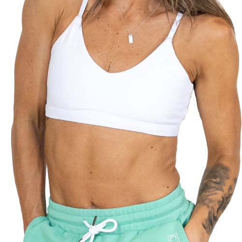 Move Free Bra | White - Ruby Rebellion