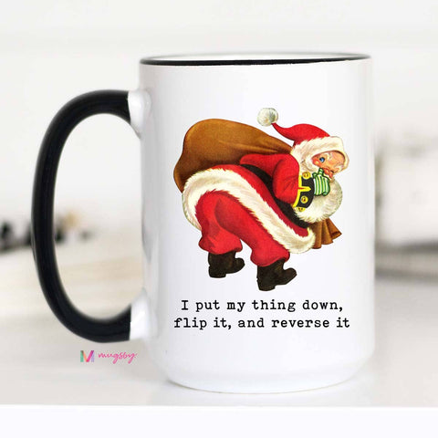 Flip It and Reverse It Christmas Mug
