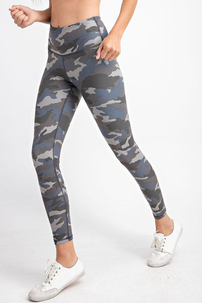 Grey Camo Active Leggings - Arriving 7/15 - Ruby Rebellion