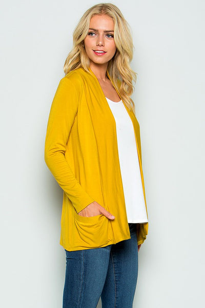 Sunshine On My Mind Open Front Cardigan - Ruby Rebellion