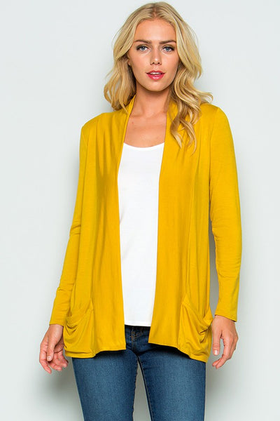 Sunshine On My Mind Open Front Cardigan - Ruby Rebellion