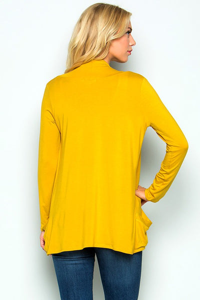 Sunshine On My Mind Open Front Cardigan - Ruby Rebellion