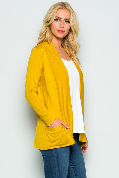 Sunshine On My Mind Open Front Cardigan - Ruby Rebellion