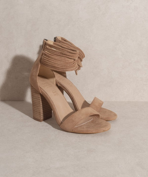 Blair Thick Ankle Strap Block Heel - 2 Colors!