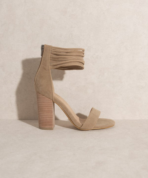 Blair Thick Ankle Strap Block Heel - 2 Colors!