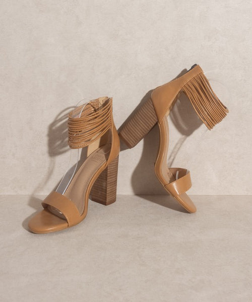 Blair Thick Ankle Strap Block Heel - 2 Colors!