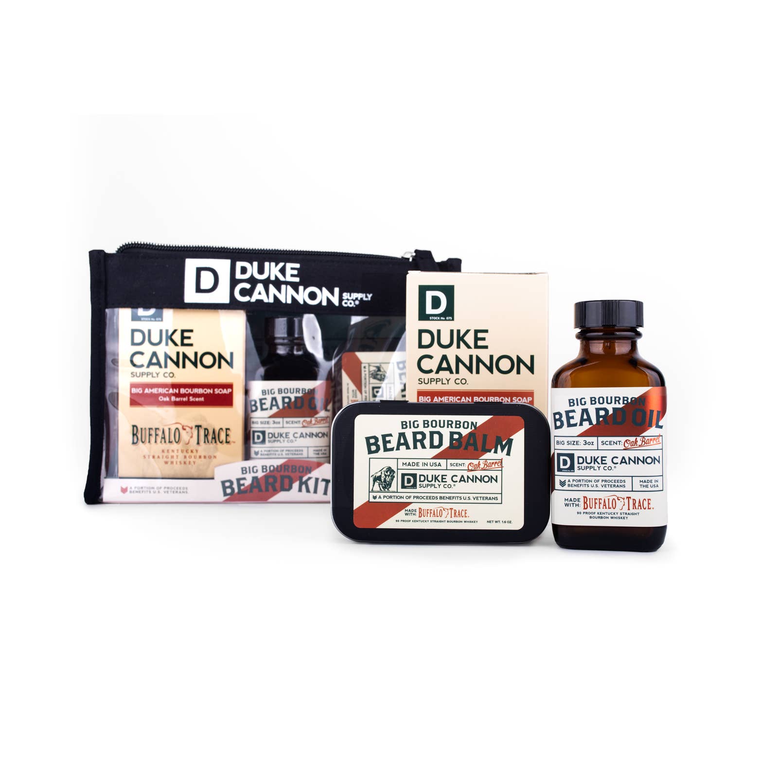 Big Bourbon Beard Kit by Duke Cannon - Ruby Rebellion
