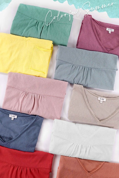 The Halsey Pocket Top - More Colors Available!
