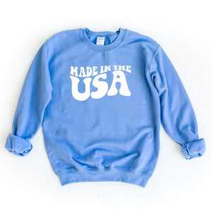 Made In The USA Wavy Graphic Sweatshirt