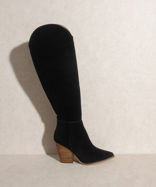 Clara Knee High Western Boots