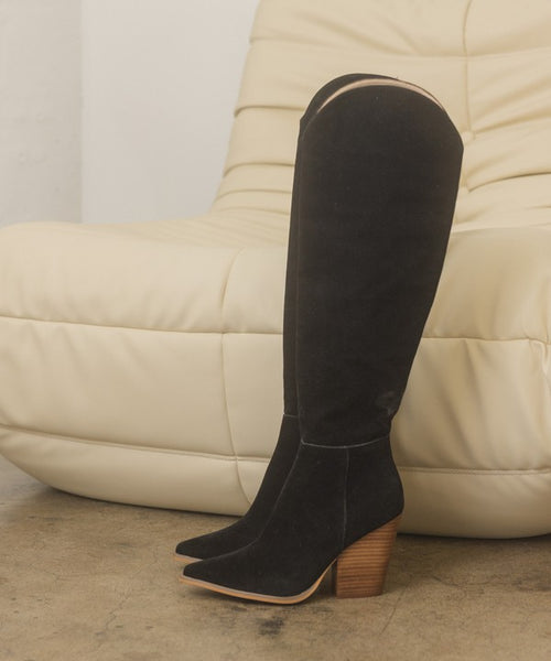 Clara Knee High Western Boots