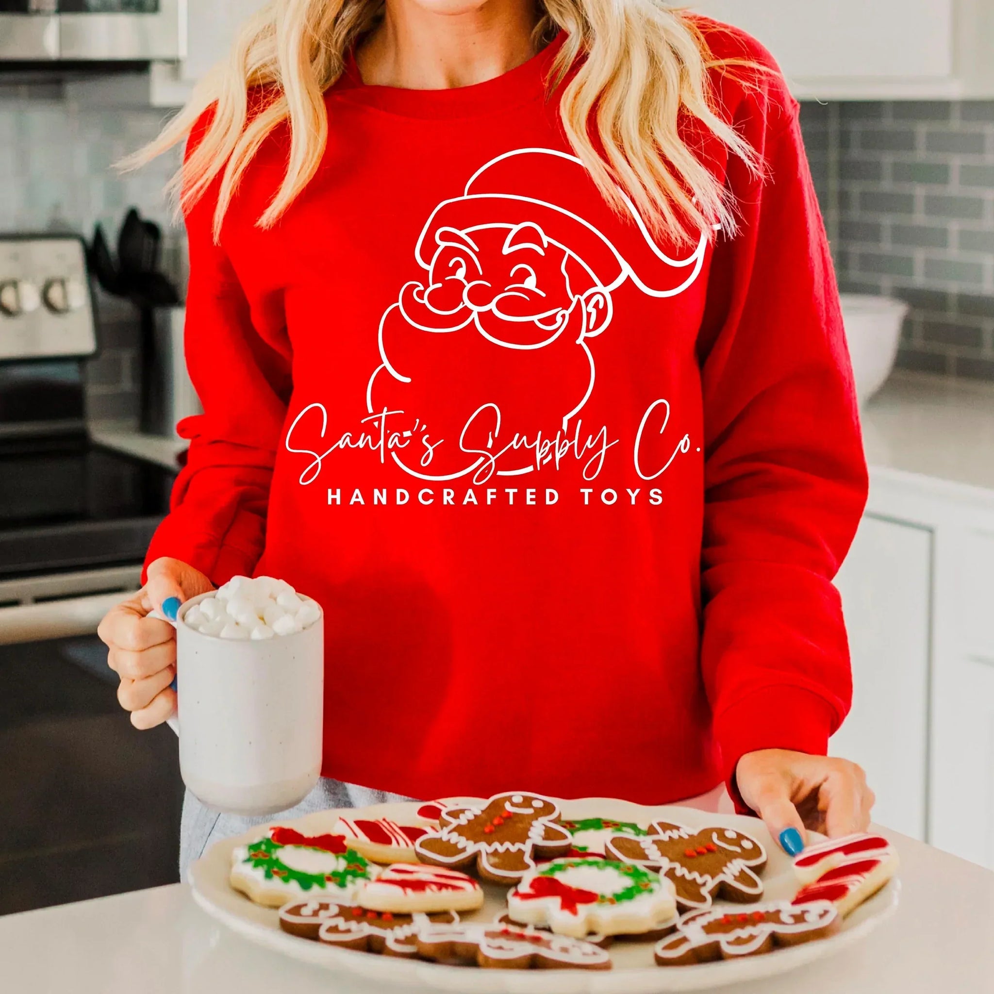 Santas Supply Co. graphic Sweatshirt