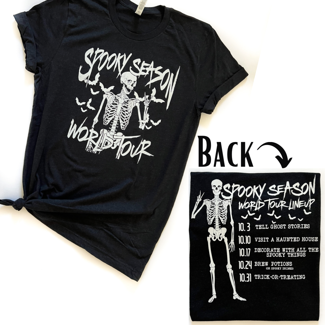 Spooky Season World Tour Band Tee Halloween Shirt