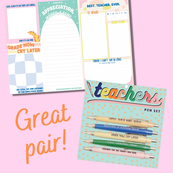 Teachers Notepad Set