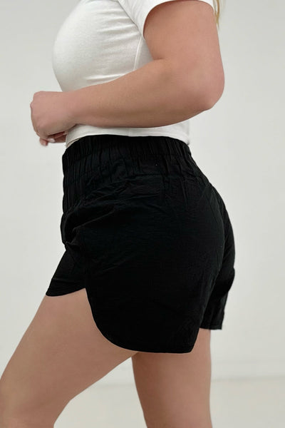 New Colors - Zenana Windbreaker Smocked Waistband Running Shorts