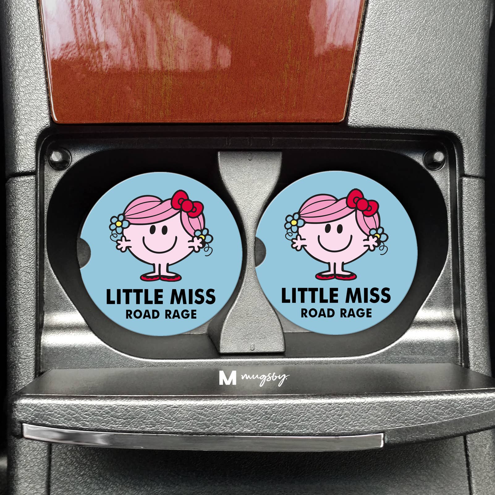 Little Miss Road Rage Funny Car Coasters