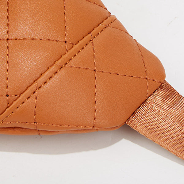 The Amber Bag: Rhombus Pattern Crossbody Waist Bag 3 Colors (Only Ships to US)