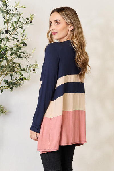 Camile Color Block Cardigan