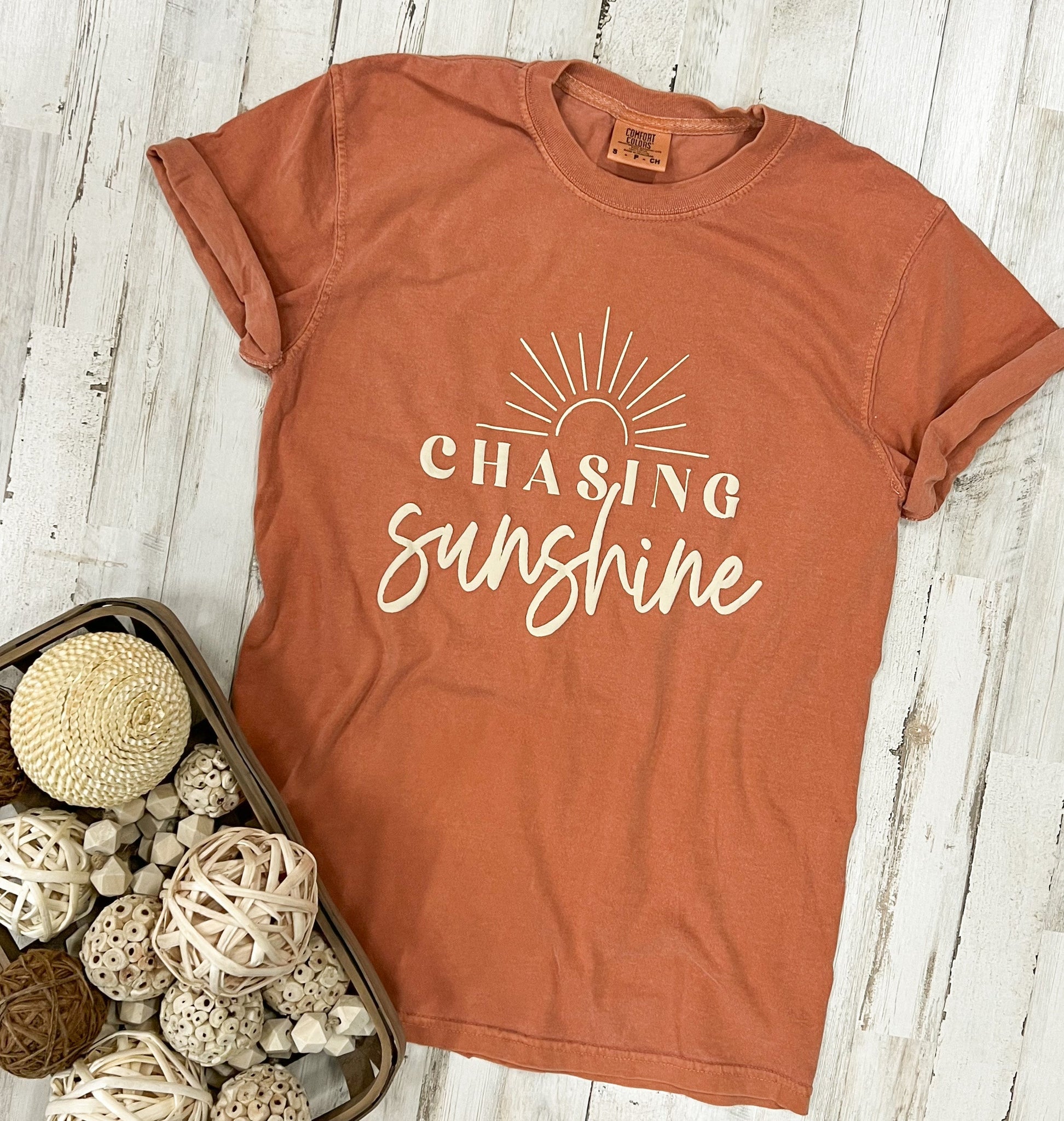 Chasing Sunshine Puff Ink Tee