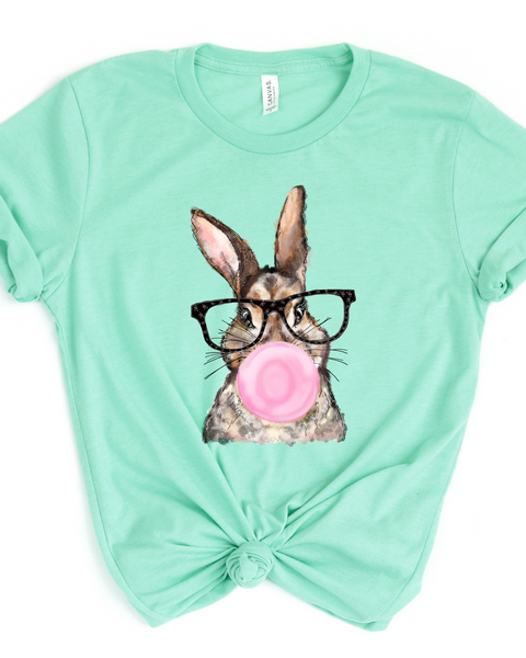 BUBBLEGUM BUNNY TEE (BELLA CANVAS)