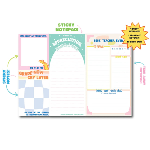 Teachers Notepad Set