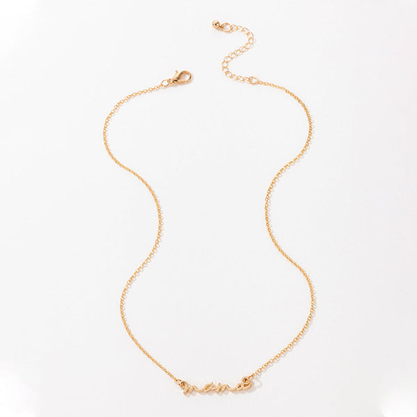 Mama Letters Pendant Necklace (U.S. Stock)