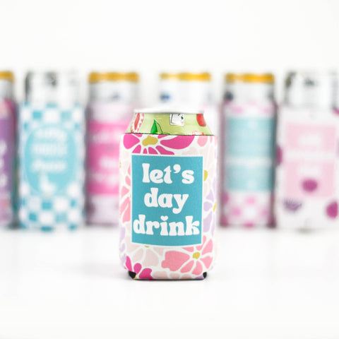 Let's Day Drink Funny Can Cooler