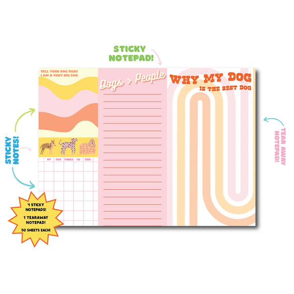 Dog Lovers Notepad Set