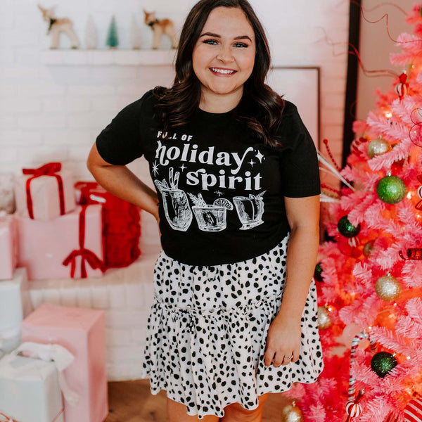 Full of Holiday Spirit Tee - Ruby Rebellion