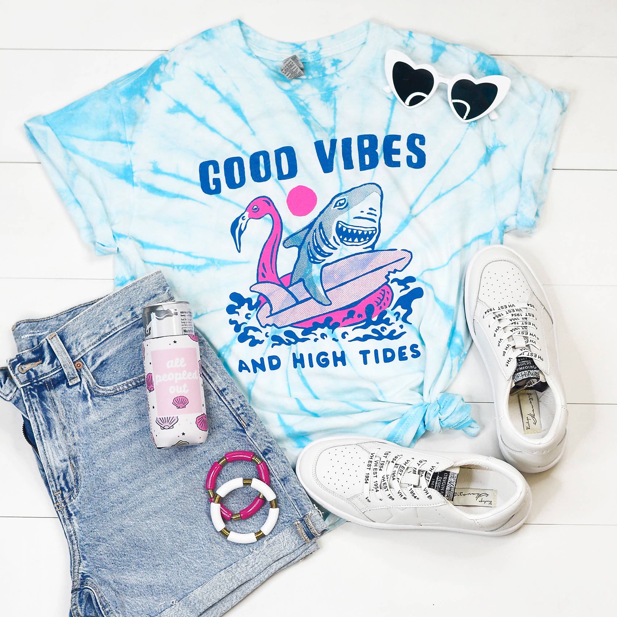 Good Vibes And High Tides Tee