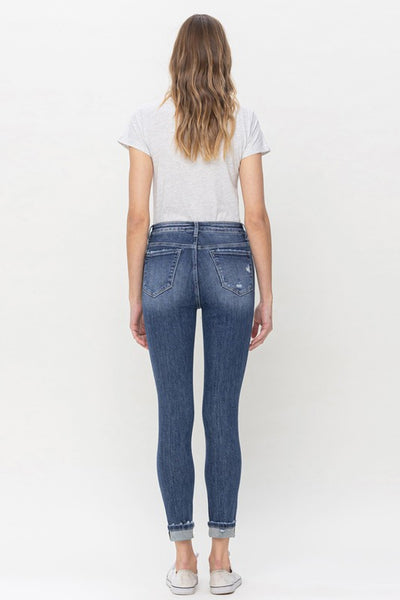 Vervet by Flying Monkey Teagan Full Size High Rise Cropped Skinny Jeans